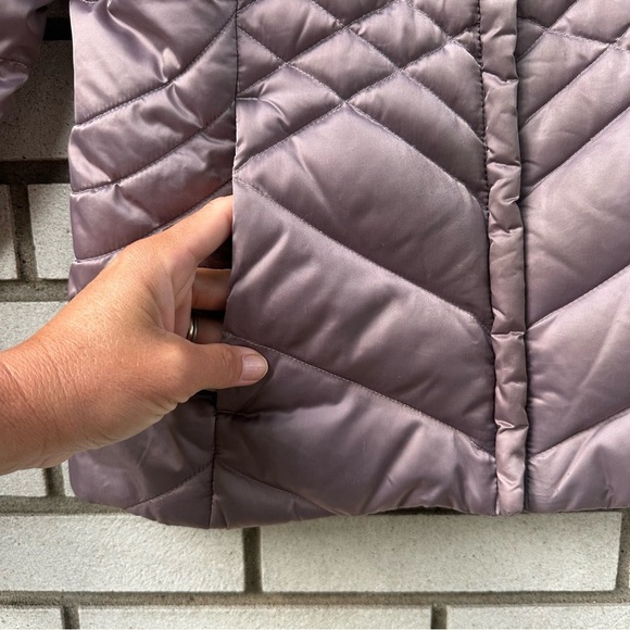 The North Face Aconcagua 550 Down Jacket Purple Satin Puffer Women’s XS - Picture 6 of 15